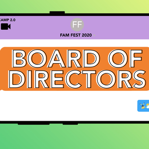 Fundraising Page: Board and Supporters